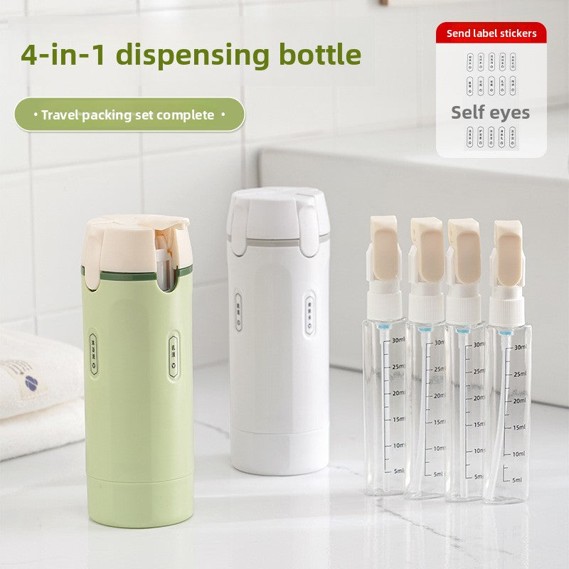 4-in-1 Travel Dispensing Bottle
