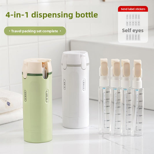 4-in-1 Travel Dispensing Bottle