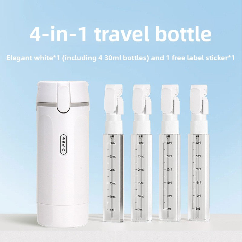 4-in-1 Travel Dispensing Bottle