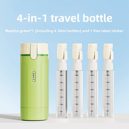 4-in-1 Travel Dispensing Bottle